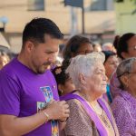 Alcalde Castañeda acompañó a feligreses y devotos del Nazareno